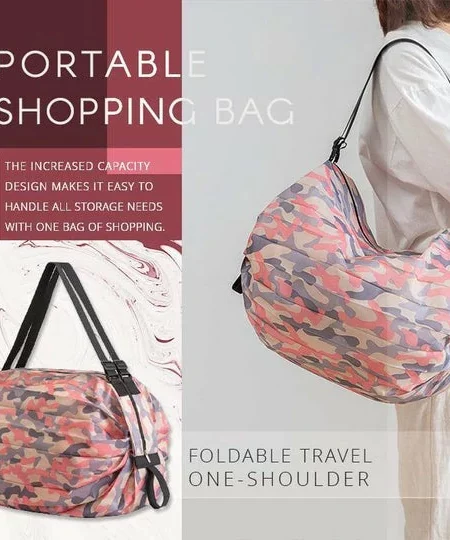 Foldable Travel One-shoulder Portable Shopping Bag