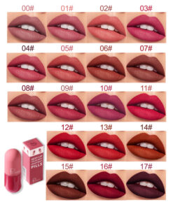 18 Color Mini Capsule Matte Liquid Lipstick