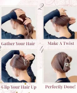 Classy Twist Hairstyle Claw Clip