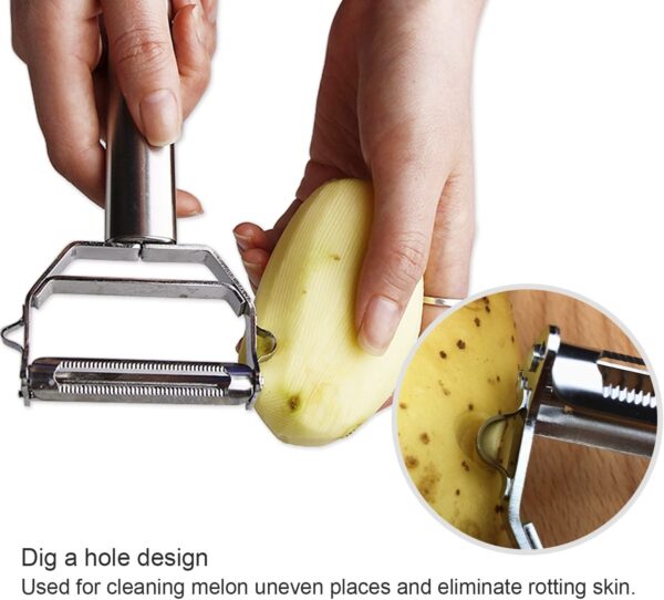 (🌲CHRISTMAS HOT SALE --48% OFF)Stainless Steel Multifunctional Peeler(BUY 2 GET 1 FREE)