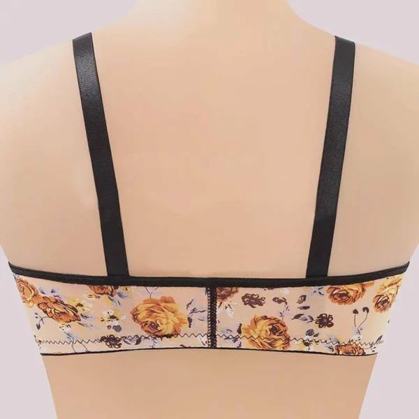 🔥Women's front buckle gathered print bra🔥🔥🔥