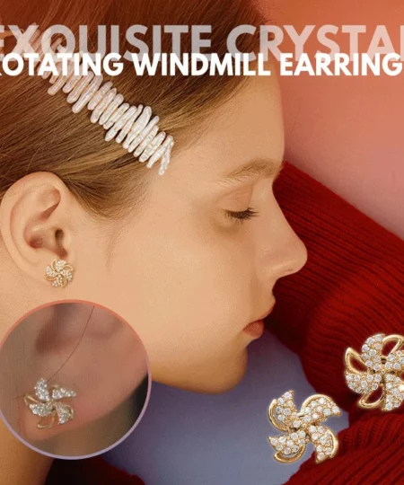 (2022 New Year Hot Sale - 50% Off Now) Rotating Windmill Earrings (BUY 4 GET 20% OFF NOW)