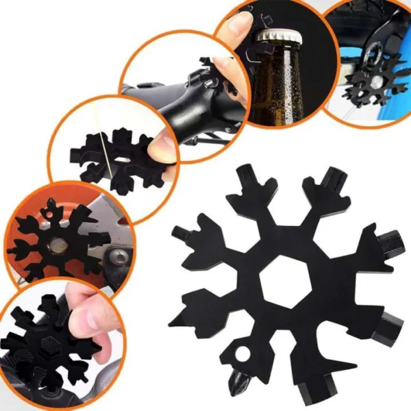 Fingertip Gyro Multifunctional Snowflake Wrench