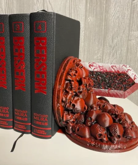 Berserk Bookends - Dragonslayer - Berserk Fan Art Book Ends