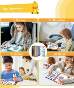 Montessori Busy Book For Kids To Develop Learning Skills