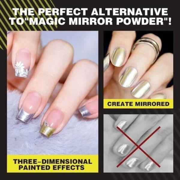 Mirror Metallic Nail Gel