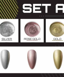 Mirror Metallic Nail Gel