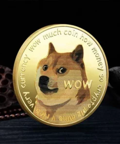 DOGECOIN UV COLOR PRINTING DOGECOIN NEW COMMEMORATIVE COIN