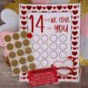 Valentine Scratch Off Print - 14 Things I Love About You.😍Buy 3 Get 1 Free