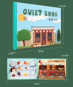 Montessori Busy Book For Kids To Develop Learning Skills