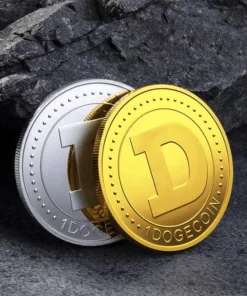 DOGECOIN UV COLOR PRINTING DOGECOIN NEW COMMEMORATIVE COIN