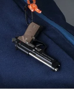 【Favorite Gifts for Men and Boys】Miniature key chain Beretta Toy Pistol