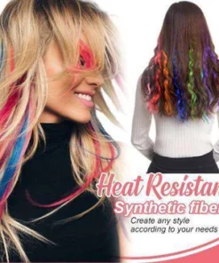 InstaClip-On Colored Hair Extensions