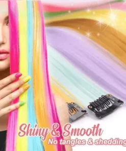 InstaClip-On Colored Hair Extensions