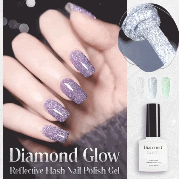 DiamondGlow Flash Nail Polish Gel