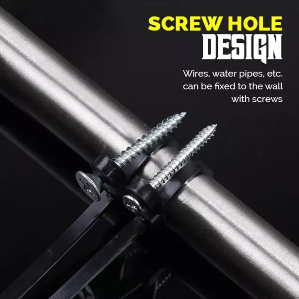 SCREW HOLE CABLE TIES