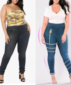 🔥Last Day Promotion 49% OFF🔥-Plus Size Toning Jeans Leggings