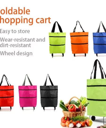 💕Multi-purpose Folding Shopping Bag With Wheels