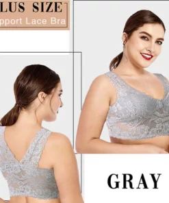 The Lacy Bra – Front Closure 5D Shaping Push Up Bra – Seamless, Beauty Back, Comfy