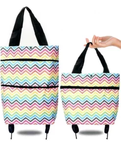 💕Multi-purpose Folding Shopping Bag With Wheels