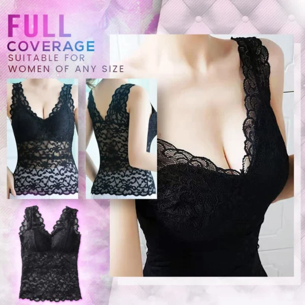 Long Lace Beauty Back Undershirt