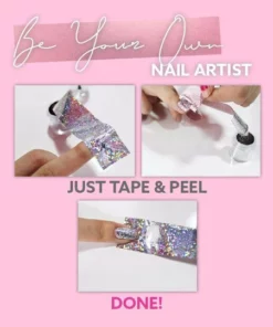 Holographic Nail Art Transfer Foil Set