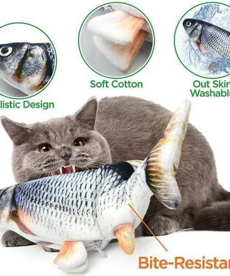 Flippity Floppy Fish Cat Toy