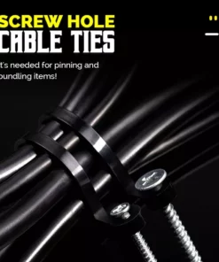 SCREW HOLE CABLE TIES