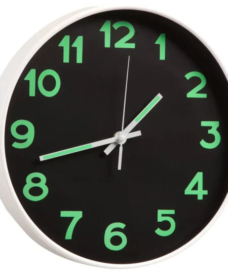 Glow-in-the-Dark Wall Clock