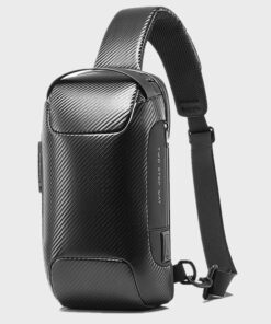 New Carbon Fiber Streamline Anti-Theft Sling Bag