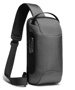 New Carbon Fiber Streamline Anti-Theft Sling Bag