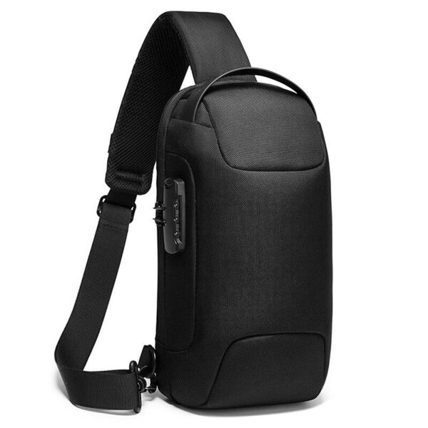 New Carbon Fiber Streamline Anti-Theft Sling Bag