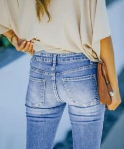 90s Vintage Button Fly High Waist Flare Leg Jeans