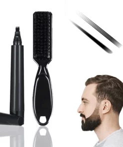 Beard Pencil Filler Four-pronged Waterproof Pen and Brush Set