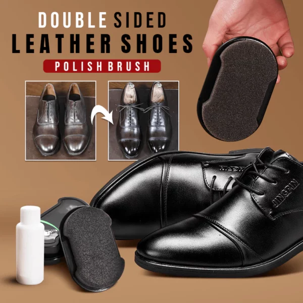 Double Sided Leather Shoes Polish Brush