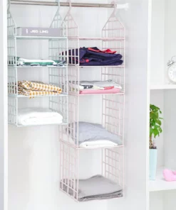 Foldable Wardrobe Multilayer Storage Rack