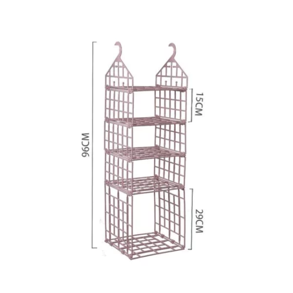 Foldable Wardrobe Multilayer Storage Rack