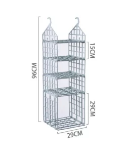 Foldable Wardrobe Multilayer Storage Rack