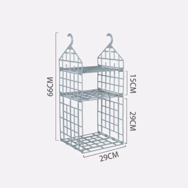 Foldable Wardrobe Multilayer Storage Rack