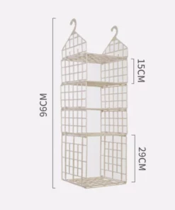 Foldable Wardrobe Multilayer Storage Rack