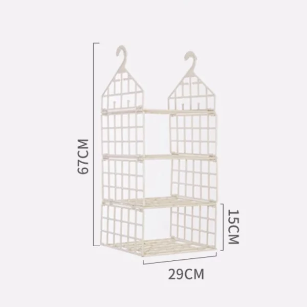 Foldable Wardrobe Multilayer Storage Rack