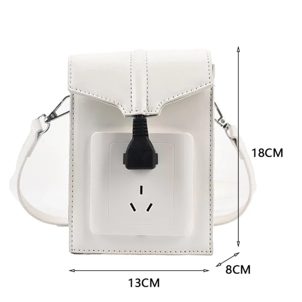 Creative Socket Plug Shoulder Women Bags