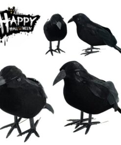 Black Crow Halloween Home Decor