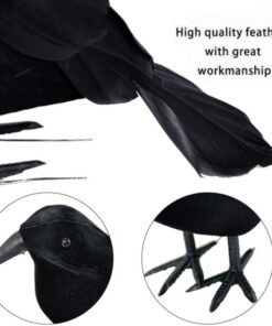 Black Crow Halloween Home Decor