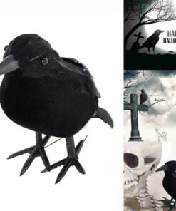 Black Crow Halloween Home Decor