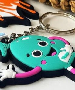 3D Die Cut Rubber KeyChains