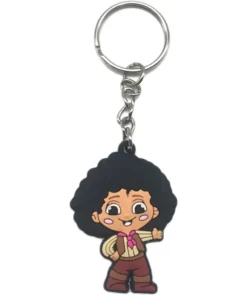 CUSTOM 3D DIE CUT RUBBER KEYCHAINS-REGULAR