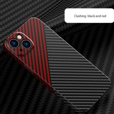 Carbon Fiber Texture Magnetic Wireless Charging iPhone Case