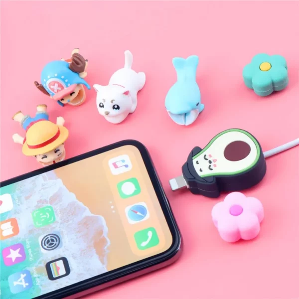 Cartoon Data Cable Protective Sleeve