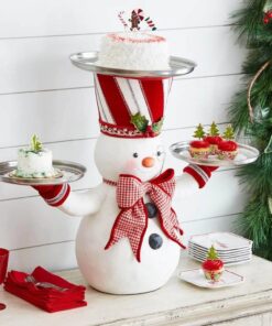 Christmas Snowman Treats Holder